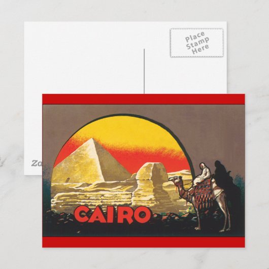 Kairo Postkarte (Vorne/Hinten)