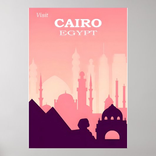 Kairo-Reiseposter Poster (Vorne)