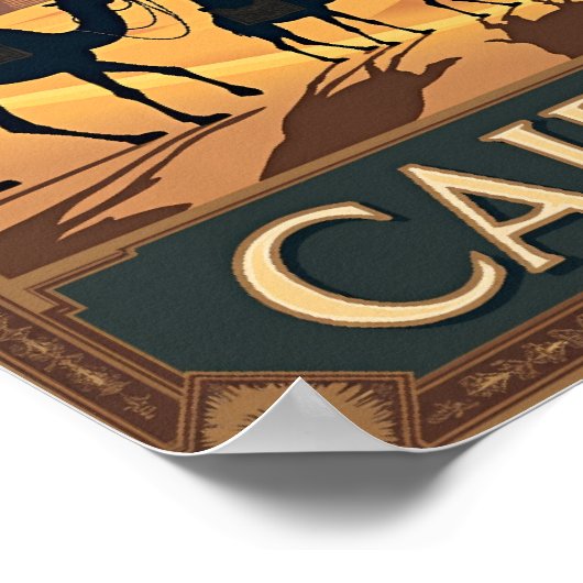 Kairo - Retro Art Poster (Ecke)