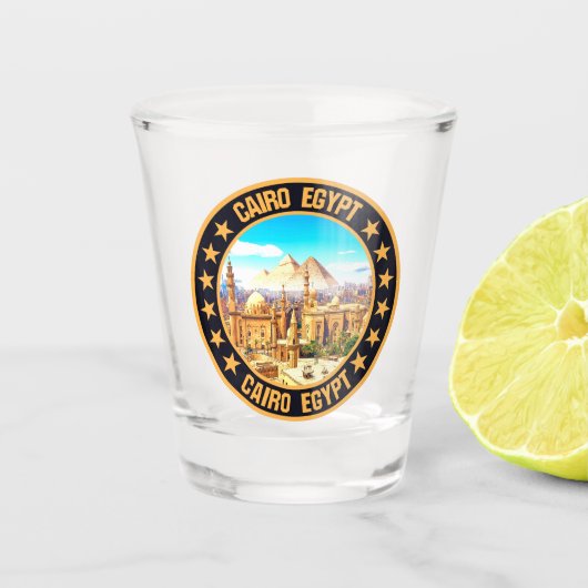 Kairo Schnapsglas (Vorderseite)