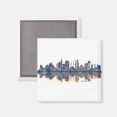 Kairo Skyline Magnet (Vorderseite/Rückseite)