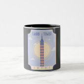 Kairo Tower � Ägypten Zweifarbige Tasse (Mittel)