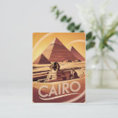 Kairo Vintag Postkarte (Stehend Vorderseite)