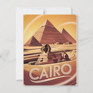 Kairo Vintage Postkarte