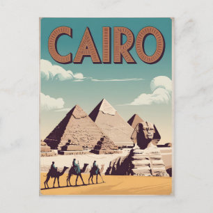 Kairo Vintage Postkarte