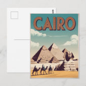 Kairo Vintage Postkarte (Vorne/Hinten)