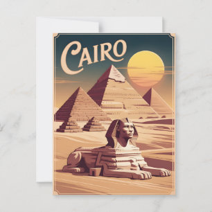 Kairo Vintage Postkarte