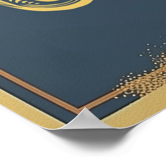 Kairo: Vintage Sphinx Poster (Ecke)