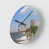 Kairoer Damm Runde Wanduhr (Winkel)