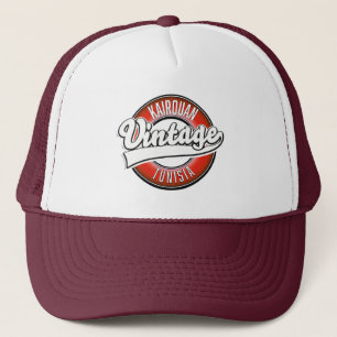 Kairouan Tunesien Vintage Style Logo Truckerkappe