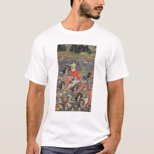 Kaiser Akbar, das den Fluss den Ganges kreuzt T-Shirt (Vorderseite)