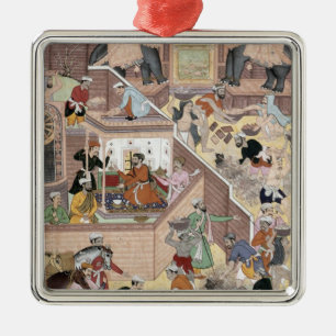 Kaiser Akbar (r.1556-1605) das buildin Ornament Aus Metall