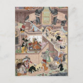 Kaiser Akbar (r.1556-1605), Prüfung des Gebäudes Postkarte (Vorderseite)