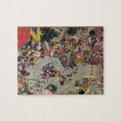 Kaiser Akbar (r.1556-1605) schießt Saimal auf das Puzzle (Horizontal)