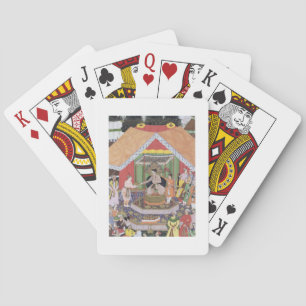 Kaiser Akbar (r.1556-1605) unterhalten durch Spielkarten