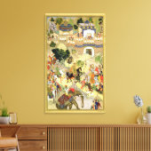 Kaiser Akbar triumphiert aus Leinwanddruck (Insitu (Wohnzimmer))