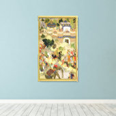 Kaiser Akbar triumphiert aus Leinwanddruck (Insitu (Holzboden))