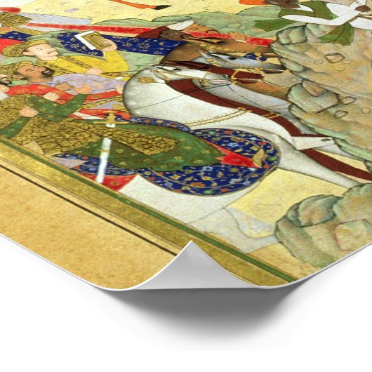 Kaiser Akbar triumphiert aus Poster (Ecke)