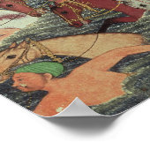 Kaiser Akbar überquert den Ganges Poster (Ecke)