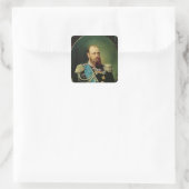 Kaiser Alexander III Quadratischer Aufkleber (Tasche)