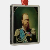 Kaiser Alexander III Silbernes Ornament (Rechts)