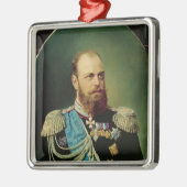 Kaiser Alexander III Silbernes Ornament (Links)
