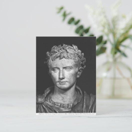 Kaiser Augustus Postkarte (Stehend Vorderseite)