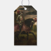 Kaiser Charles V. auf Horseback (von Tizian) Geschenkanhänger (Vorderseite)