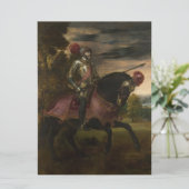 Kaiser Charles V. auf Horseback (von Tizian) Karte (Stehend Vorderseite)