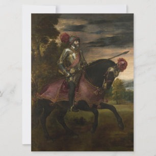 Kaiser Charles V. auf Horseback (von Tizian) Karte