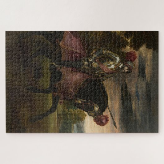 Kaiser Charles V. auf Horseback (von Tizian) Puzzle (Horizontal)