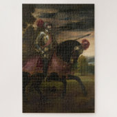 Kaiser Charles V. auf Horseback (von Tizian) Puzzle (Vertikal)