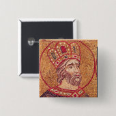 Kaiser Constantine I das große Button (Vorne & Hinten)