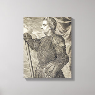 Kaiser D. Claudius Caesar von Rom von ANZEIGE 41 - Leinwanddruck