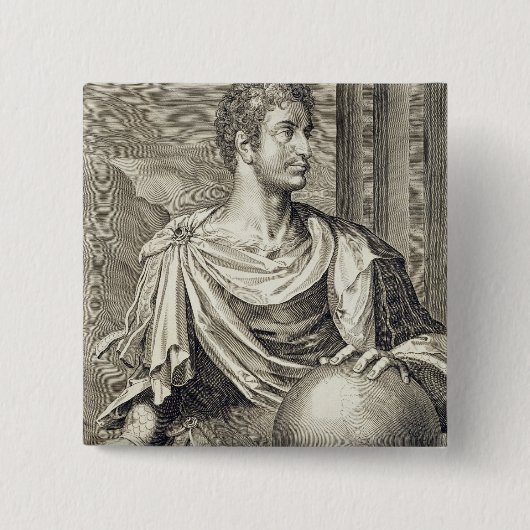 Kaiser D. Octavius Augustus (ANZEIGE 63 BC - 14) Button (Vorderseite)