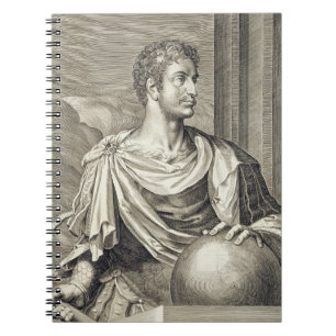 Kaiser D. Octavius Augustus (ANZEIGE 63 BC - 14) Notizblock