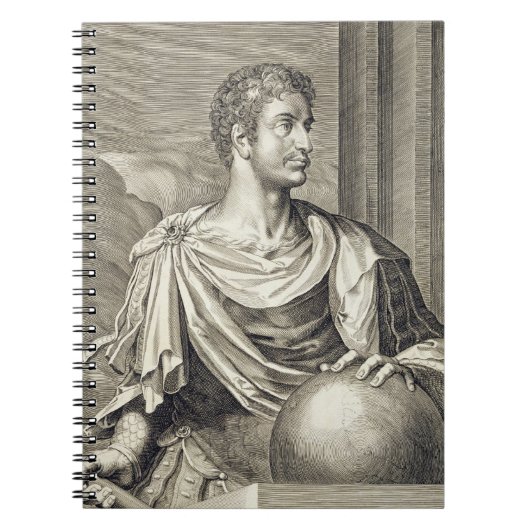 Kaiser D. Octavius Augustus (ANZEIGE 63 BC - 14) Notizblock (Vorderseite)