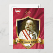 Kaiser Franz Josef Postkarte (Vorne/Hinten)
