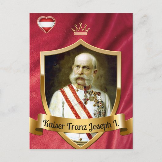 Kaiser Franz Josef Postkarte (Vorderseite)