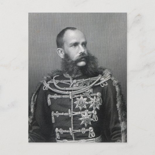 Kaiser Franz Joseph I. von Österreich Postkarte (Vorderseite)