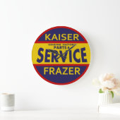Kaiser Frazer Service Vintage Signuhr Große Wanduhr (Zuhause)