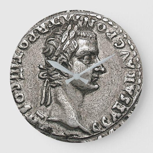 Kaiser Gaius Caesar Große Wanduhr (Vorderseite)