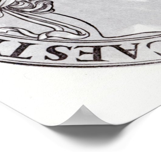 Kaiser Hadrian Poster (Ecke)