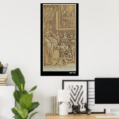 Kaiser Henri IV am Fuße von Papst Gregory Poster (Heimbüro)