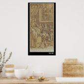 Kaiser Henri IV am Fuße von Papst Gregory Poster (Küche)