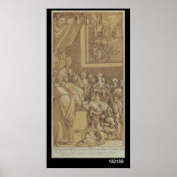 Kaiser Henri IV am Fuße von Papst Gregory