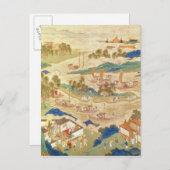 Kaiser Hui Tsung transportiert Piercensteine Postkarte (Vorne/Hinten)