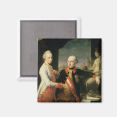 Kaiser Joseph II Magnet (Vorderseite/Rückseite)