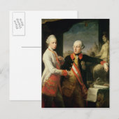 Kaiser Joseph II Postkarte (Vorne/Hinten)