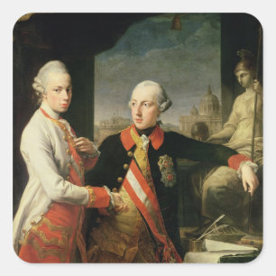 Kaiser Joseph II Quadratischer Aufkleber